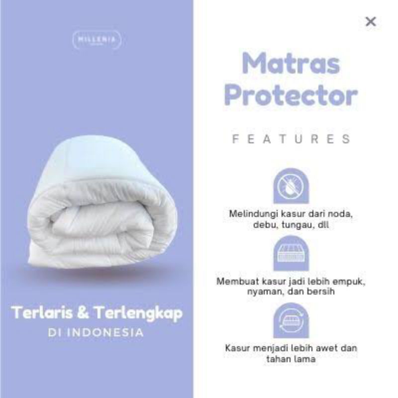 Matras Protector Premium Kasur Original Lembut Tebal Empuk