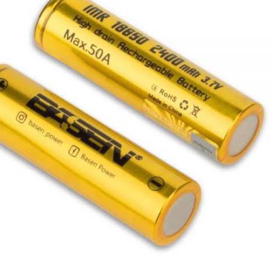 Termurah Baterai Basen 18650 - 2400mah - 50A 