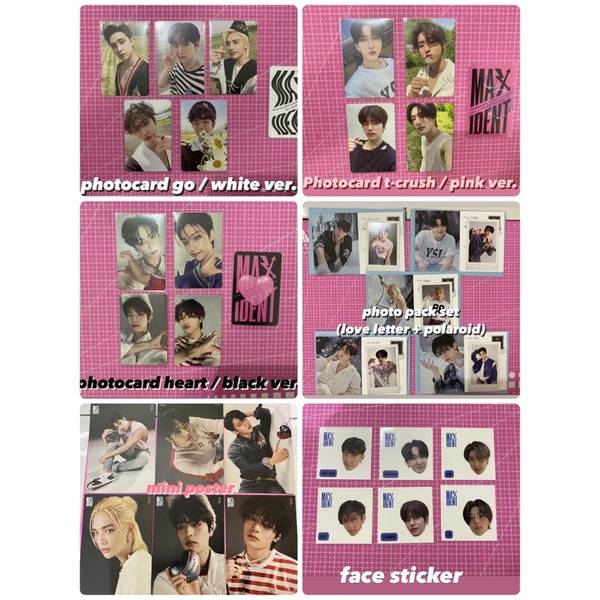 ✨SKZ2 - STRAY KIDS MAXIDENT OFFICIAL PHOTOCARD PHOTO PACK MINI POSTER STICKER HYUNJIN LEE KNOW FELIX