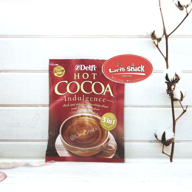 

Delfi Hot Cocoa Indulgance Chocolate Drink Minuman Coklat 25gr isi 10