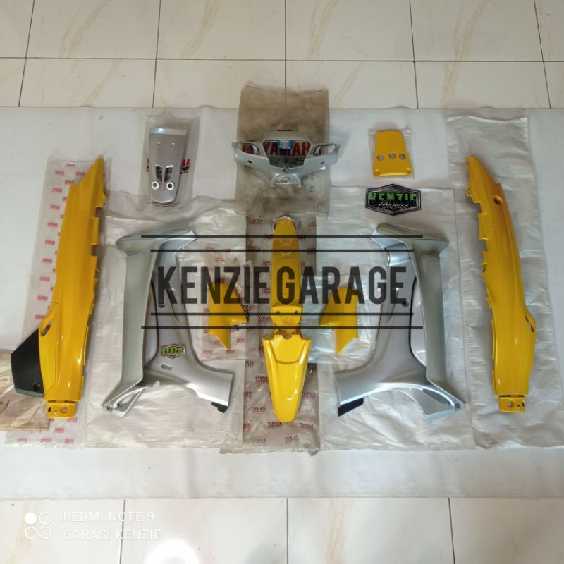 Cover Body Full Set Fullset F1ZR FIZR Kuning Silver Limited Edition LE 1999 Original YGP