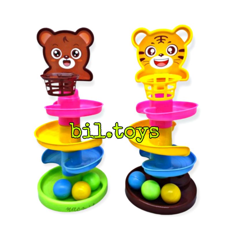 MAINAN ANAK ROTATING ORBIT MAINAN ROLLING BALL SPIRAL TOWER MAINAN EDUKASI ROLING BALL SH220 SH225