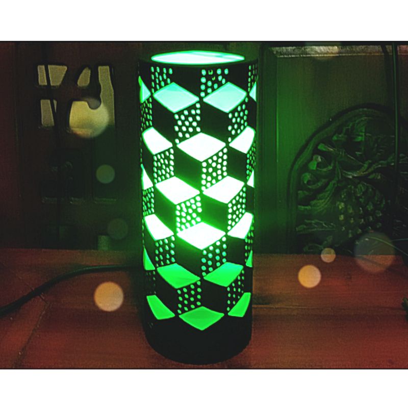 Lampu Kamar hias lampu hias 3D bos green