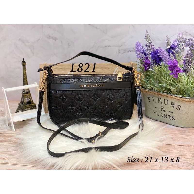 Tali slempang oval 2 rest double strap premium import 2 tali handbag bisa oval cluth