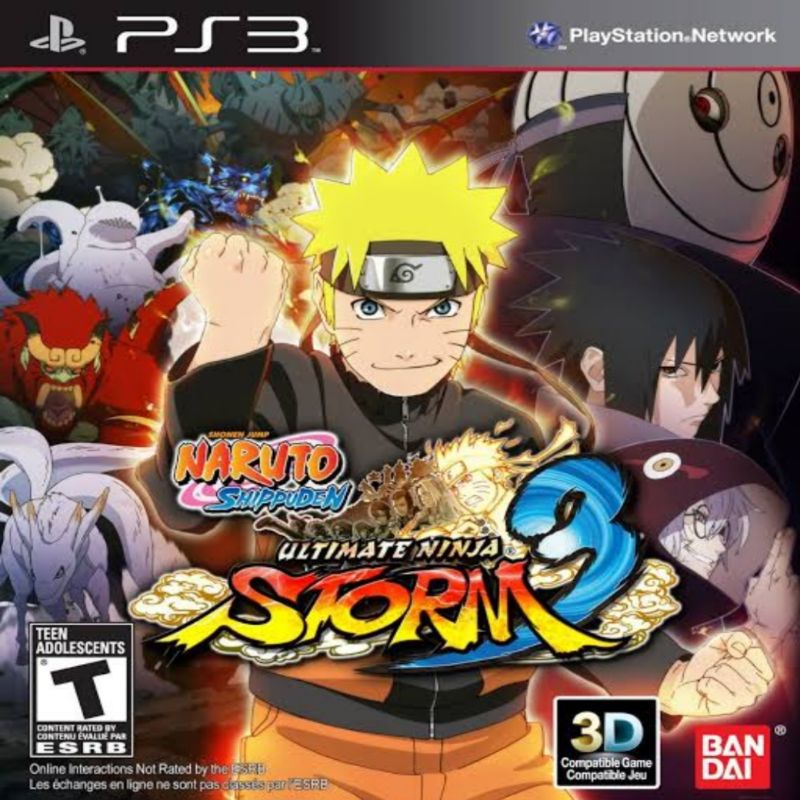 DVD game ps3 cfw/hen Naruto Shippuden Ultimate ninja Storm 3