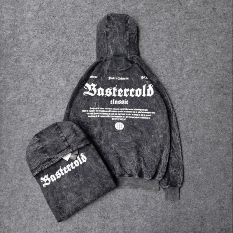 JAKET HOODIE SWEATER ORIGINAL BASTER COLD FULLTAG &amp; LABEL