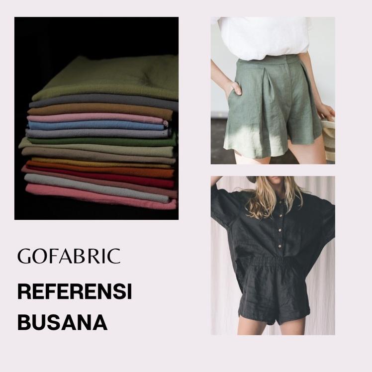 HOT PRODUCT Katun Rami Kain Rami Polos Kain Linen Rami Kulot Linen Rami 2979 ↝