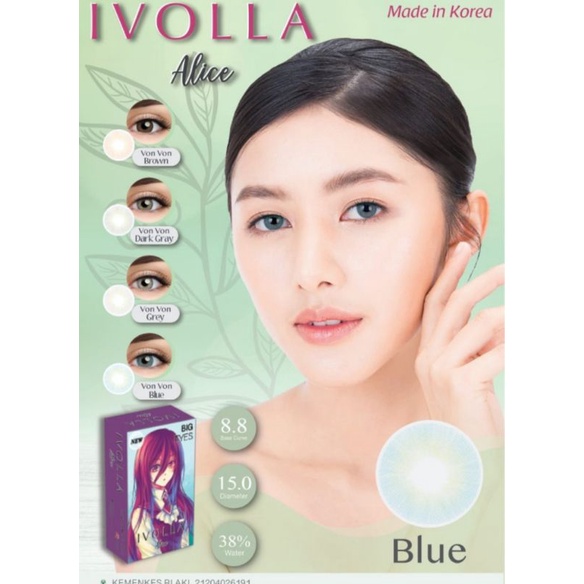 Ivolla By Eos Softlens Warna dan black