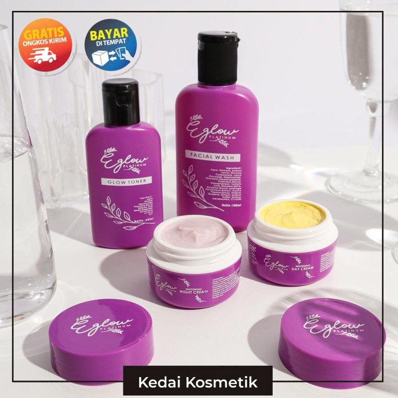 (ACEH) ORIGINAL Eglow Platinum Skincare BPOM / Eglow Platinum Skincare Menghilangkan Flek Wajah