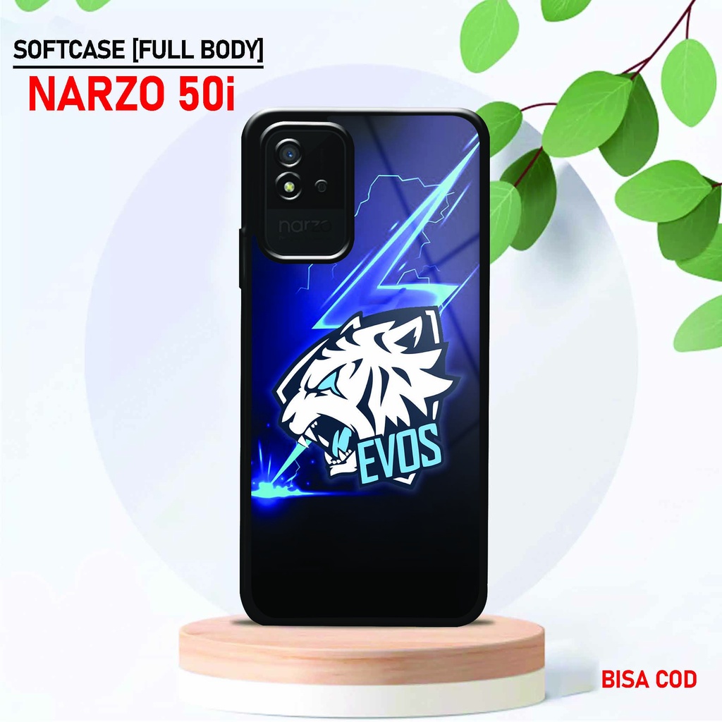 Softcase Glossy Realme Narzo 50i - Fashion Case [ UC 46 ] Realme Narzo 50i - Softcase Mengkilat Real