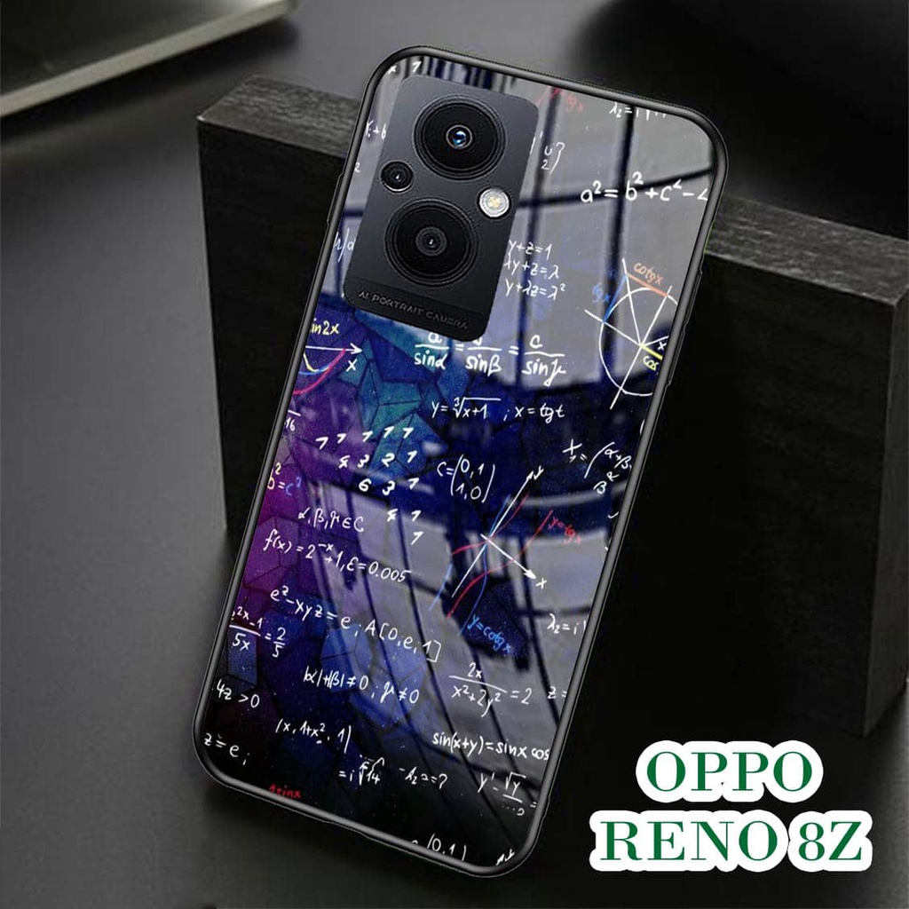 Softcase Kaca Oppo Reno 8z - Case Handphone OPPO Reno 8z [T18].