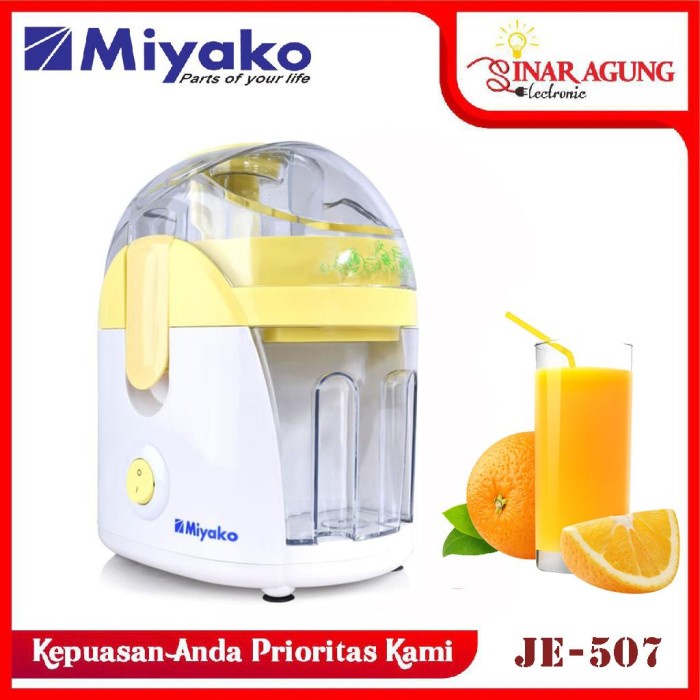 Juicer Miyako Juicer Je-507 / Je 507 600Ml / 250Watt [Garansi Resmi]