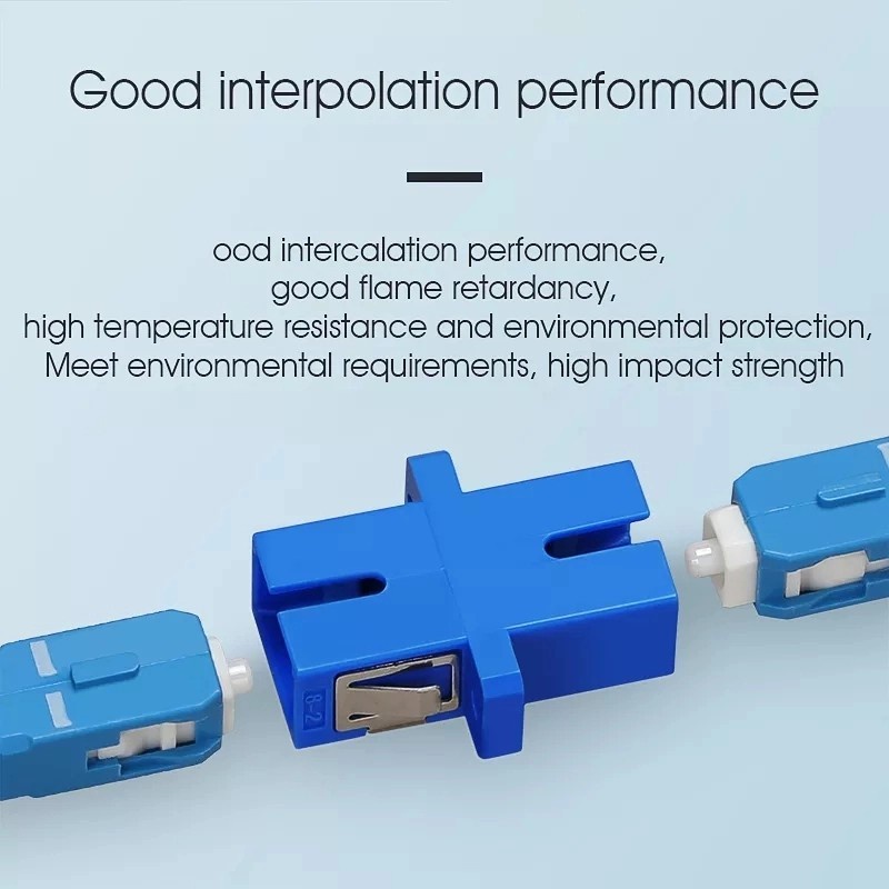 Connector Barel Sambungan Fiber Optic SC UPC Fast