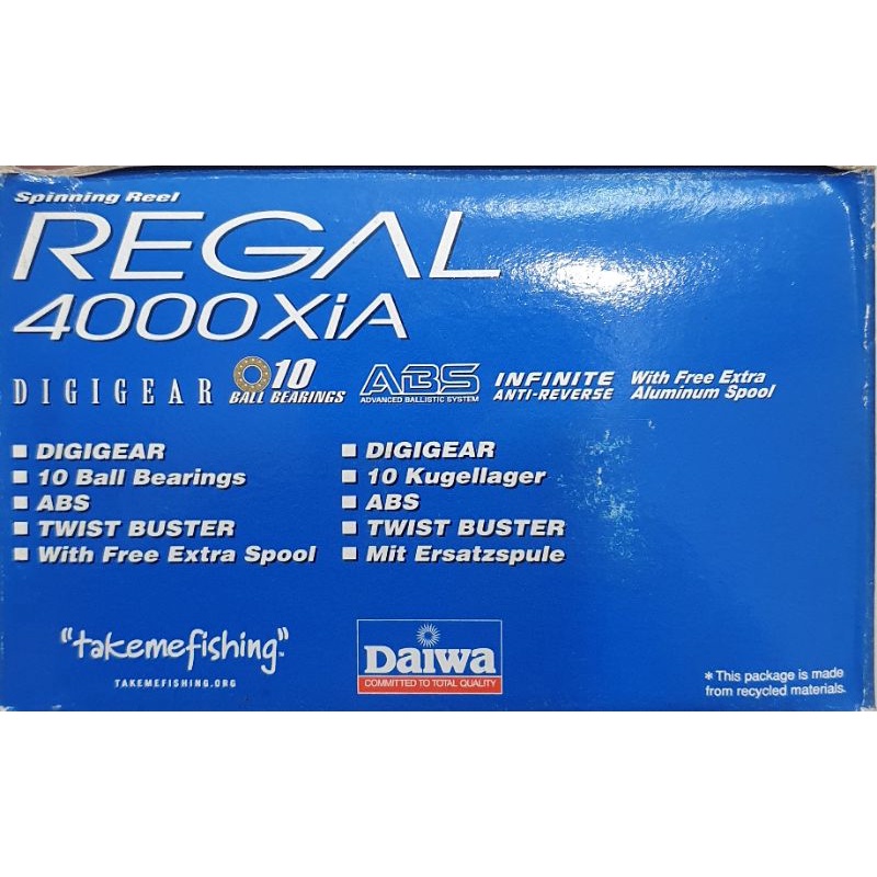 REEL DAIWA REGAL 4000 XIA , 2500 5IA