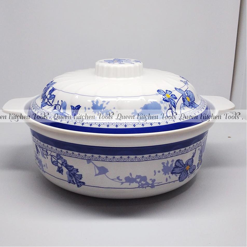 Langsung Order Mangkuk Tutup Melamin Original | Tempat Nasi dan Gulai | Wadah Saji