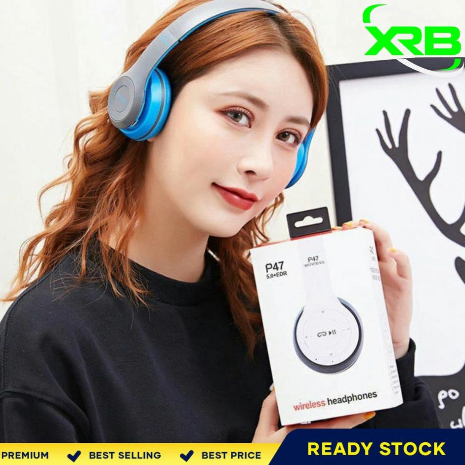 Sale P47 Headphone Bluetooth P47 Wireless Super Bass Earphone Headset Wireless Portable