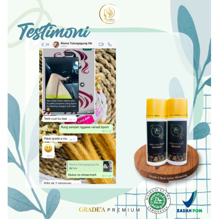 Pemutih badan GRADE A