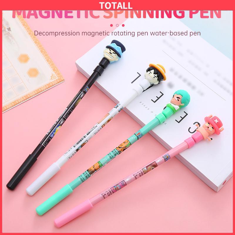 COD Spinning Pen Pulpen Putar Karakter Anti Stress Pena Mainan Anak Spinner Balance One Piece-Totall