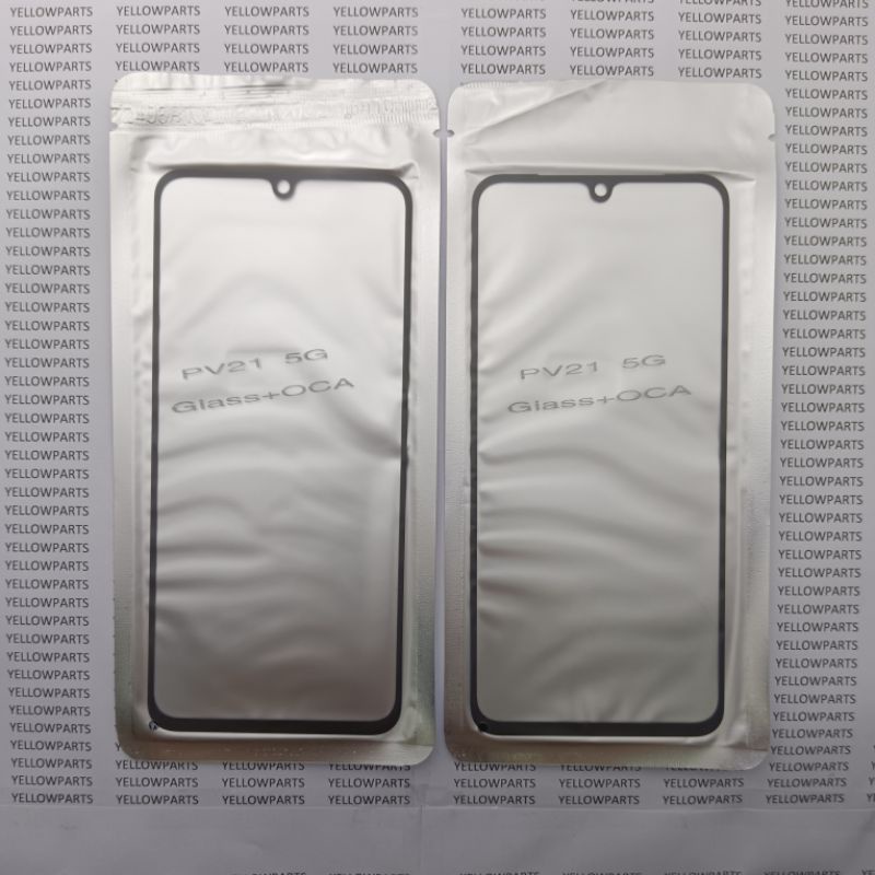 KACA GLASS LCD PLUS LEM OCA VIVO V21 5G ORIGINAL