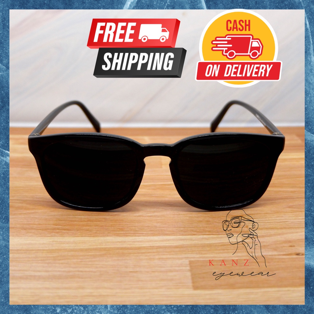 Kacamata Hitam Wanita Pria Korea Kece Kotak Cowok Cewek Keren Original Viral Modis Besar Premium KER