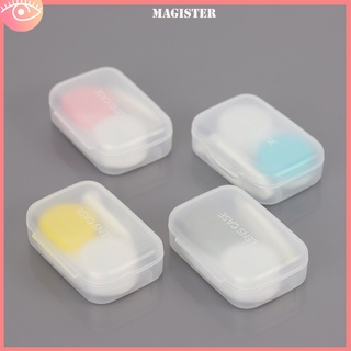 Travel Kit Mini Cute Warna Pastel Kotak Softlens / Tempat Soflens Case Transparant Softlen + Capitan + Tongkat