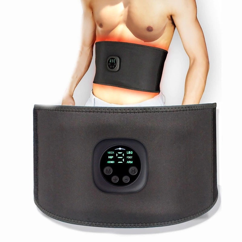 Alat Stimulator Otot Fitness Belt Six Pack EMS Muscle Trainer / Korset Fitness / Muscle Tee