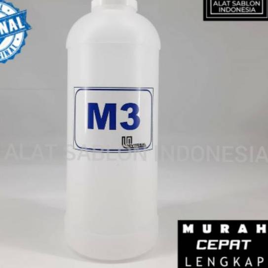 MINYAK M3 PEMBERSIH TINTA SABLON 1 LITER