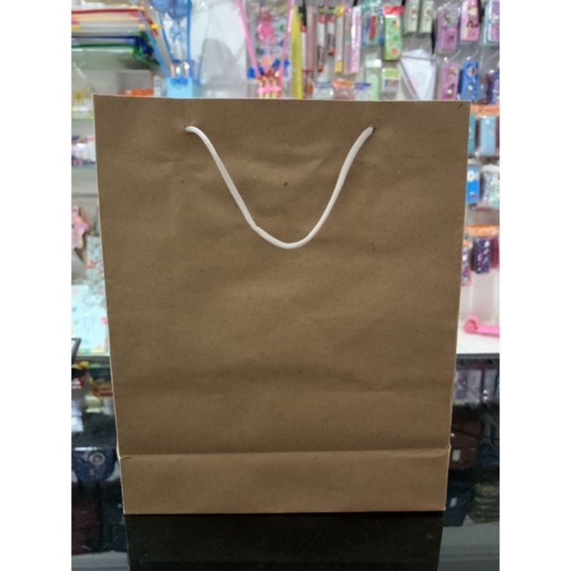 

PAPERBAG TAS POLOS COKLAT TAS KADO PAPER BAG MURAH