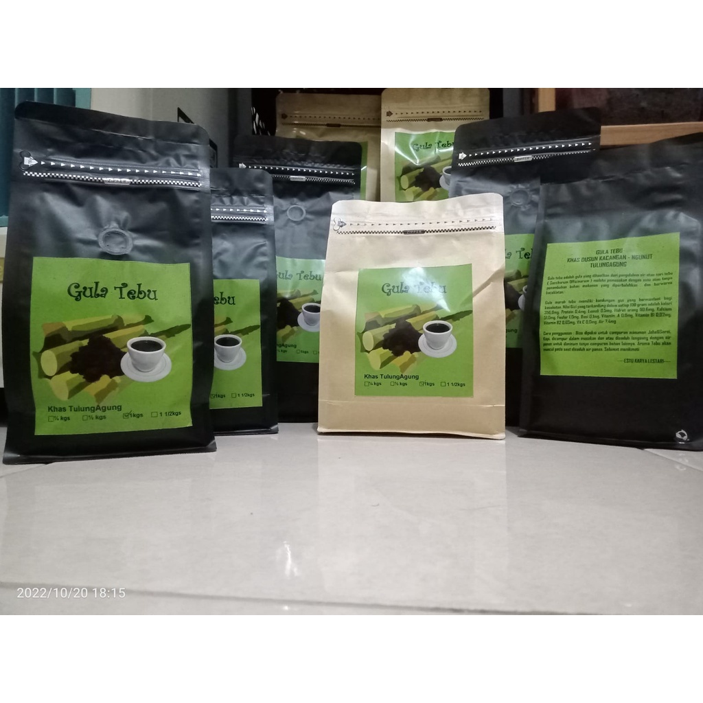 

Gula tebu tradisonal tanpa bahan pengawet