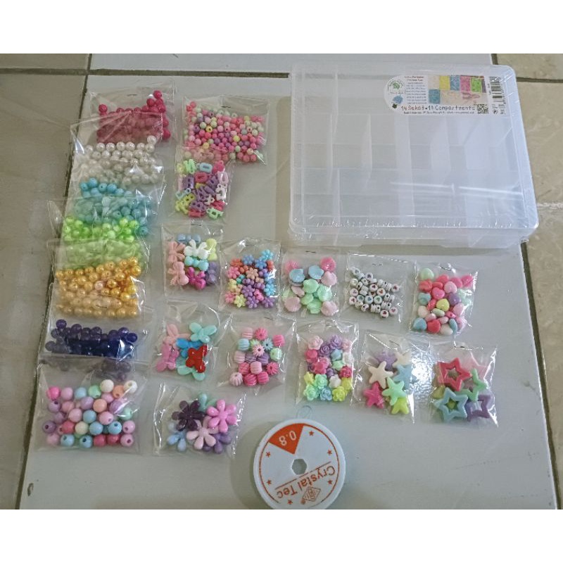 Manik-manik paket meronce anak