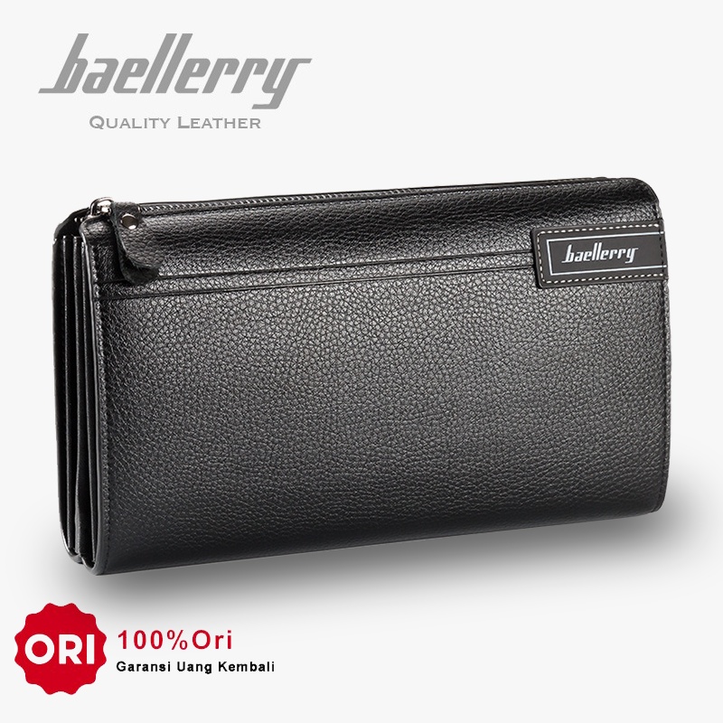 BAELLERRY S1001 Dompet Pria Panjang Bahan Kulit PU Leather Premium WATCHKITE WKOS