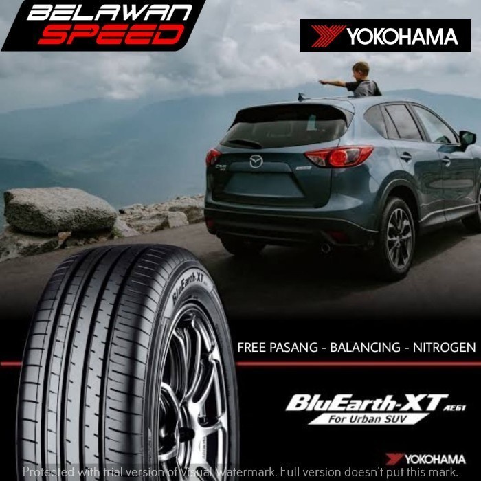 BAN MOBIL RING 18 YOKOHAMA bluearth XT-AE61 UKURAN 235 55 R18 BAN MOBIL BAGUS