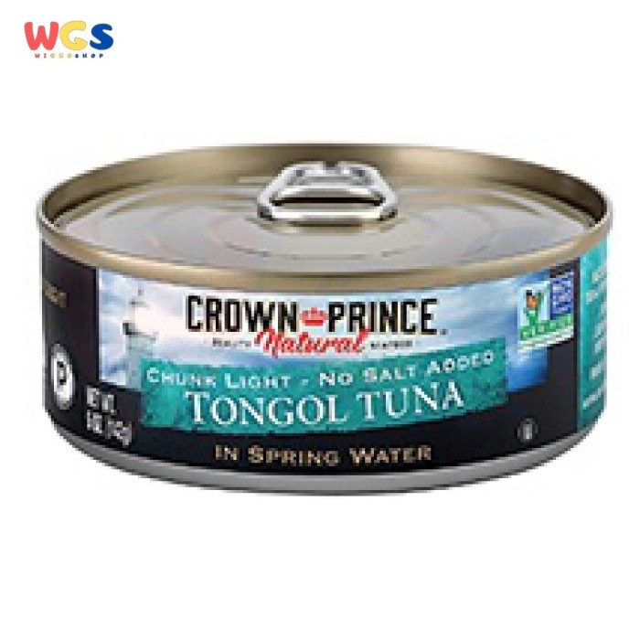 

Ikan Kaleng Crown Prince Natural Chunk Light Tongol Tuna In Spring Water 5Oz 142G
