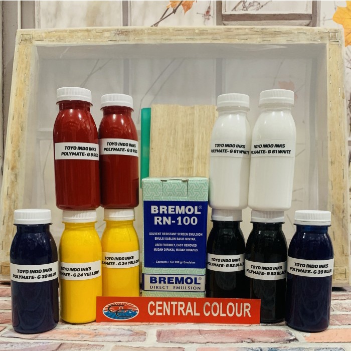 

Jualan Paket Pemula Sablon Plastik Murah Tinta Toyo Indo Polymate Screen T120 Berkualitas