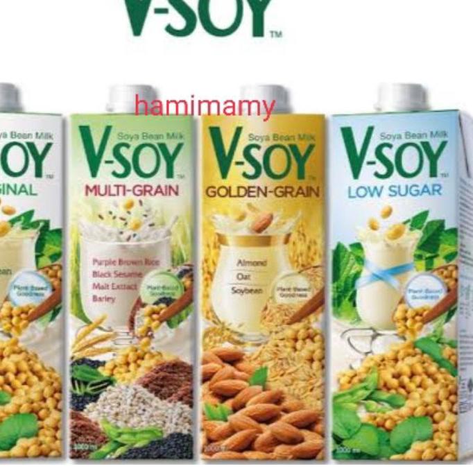 

10.10 FLASH SALE Vsoy V soy multigrain golden grain original low sugar murah
