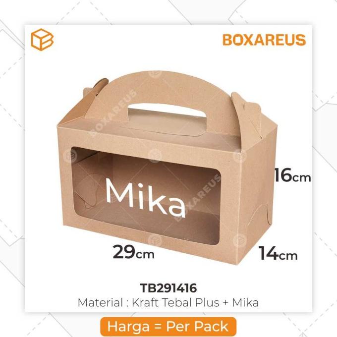 

[BISA COD] TB291416 | Box. Packaging. Souvenir Box. Cake Box. Multipurpose Box