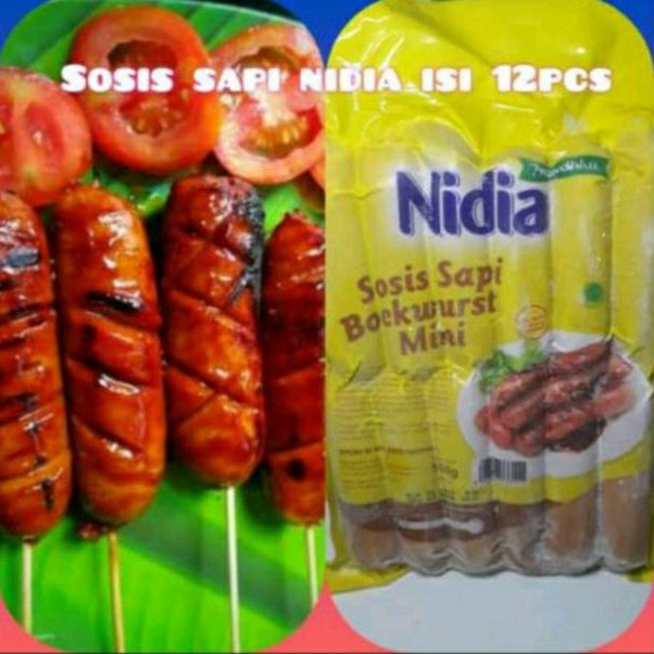 

Nidia Sosis Sapi Bockwurst Mini 500gr