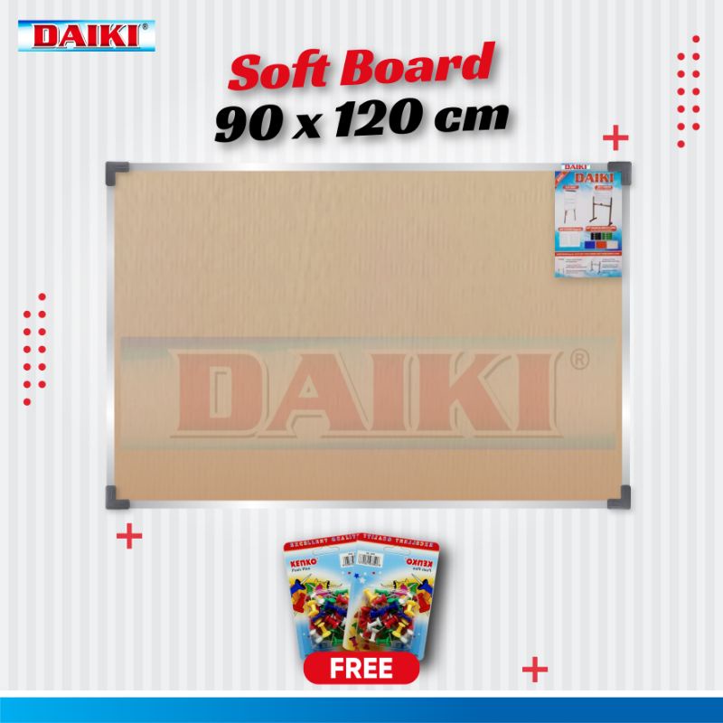 

Softboard / Papan mading classic DAIKI Uk 90x120 Cm