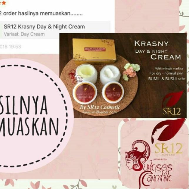 

Quality Control✅KRASNY CREAM DAY &NIGHT SR12 / ANTI WAJAH KUSAM & KERING / MENCERAHKAN WAJAH|SQ2