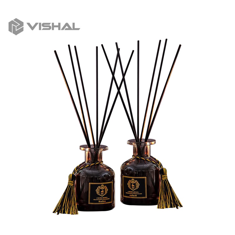 VISHAL Reed Diffuser Aromatheraphy Pengharum Ruangan Parfum Ruangan Essential Oil Relaxing + Bunga