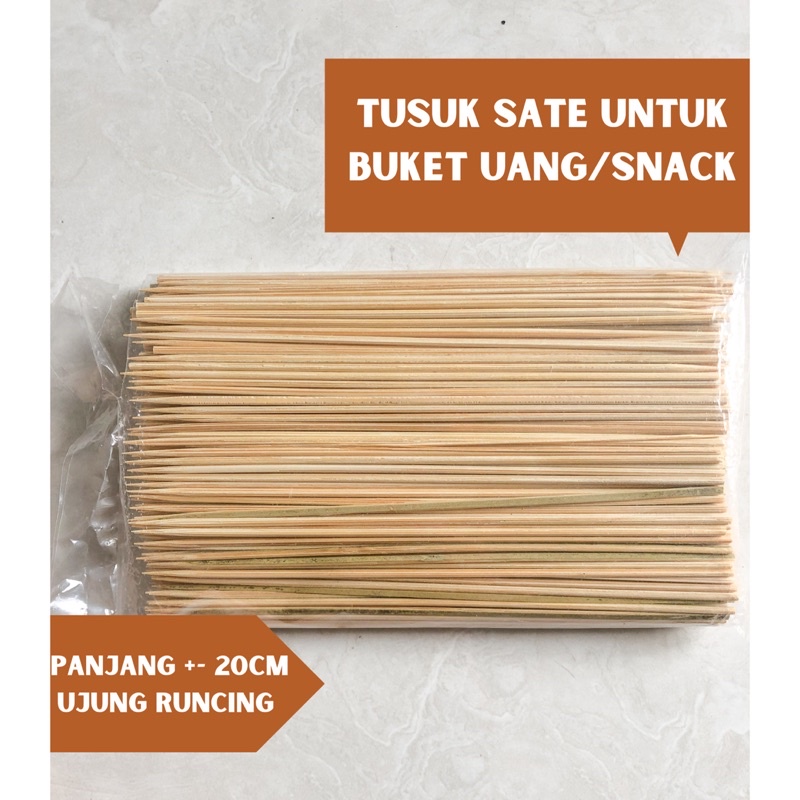 Tusuk Sate untuk Buket Uang / Snack || Tusukan Buket Snack || Bahan Buket Uang