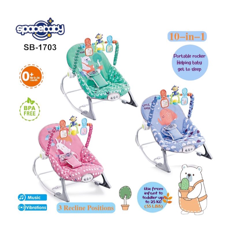 Bouncer Rocker SpaceBaby SB 1703