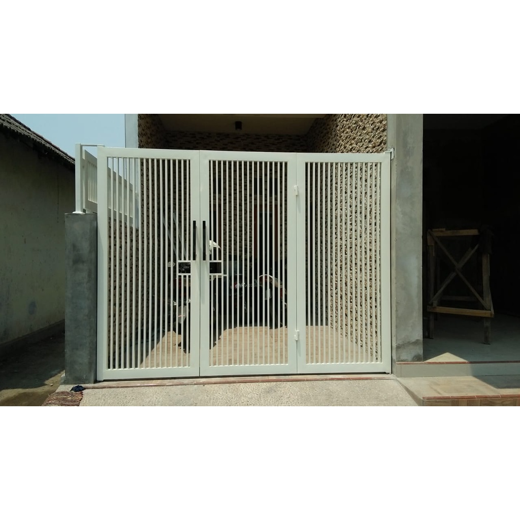 Jual Pagar lipat rumah minimalis / pagar rumah sidoarjo | Shopee Indonesia
