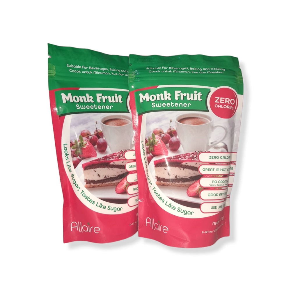 

MONK FRUIT SWEETENER LUO HAN GUO / PENGGANTI GULA - 200GR