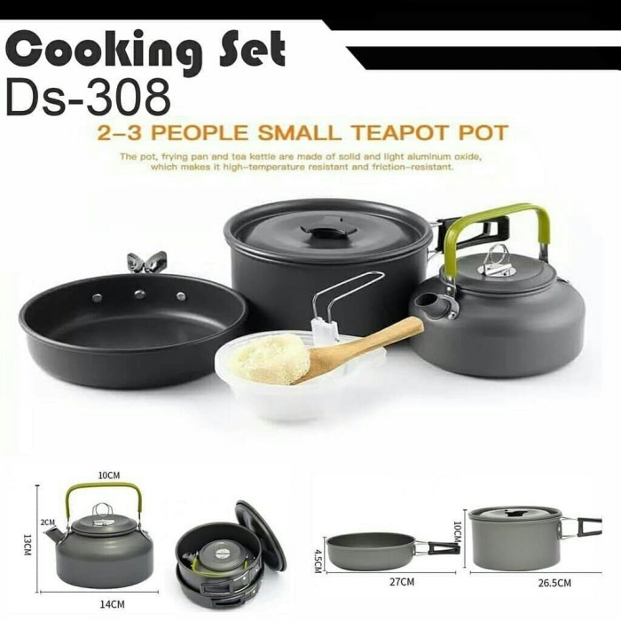 Perlengkapan Masak Camping Cooking Set Ds 308