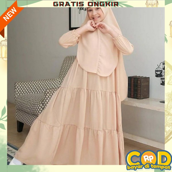 Baju Muslim Anak Perempuan Tanggung Fashion Muslim Kids Pakian Muslim Anak Remaja Usia Tanggung Keki