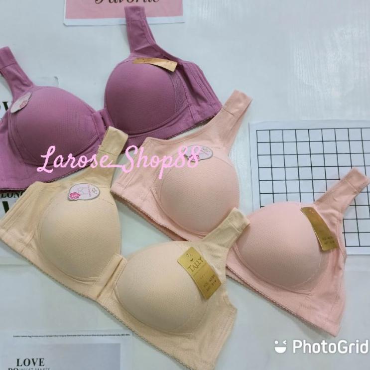 [KODE 6ZVET] Bh Tally 519 Kait Depan | Bra Kait Depan | Buka Depan Tally 519 Busa Tipis Tanpa Kawat 