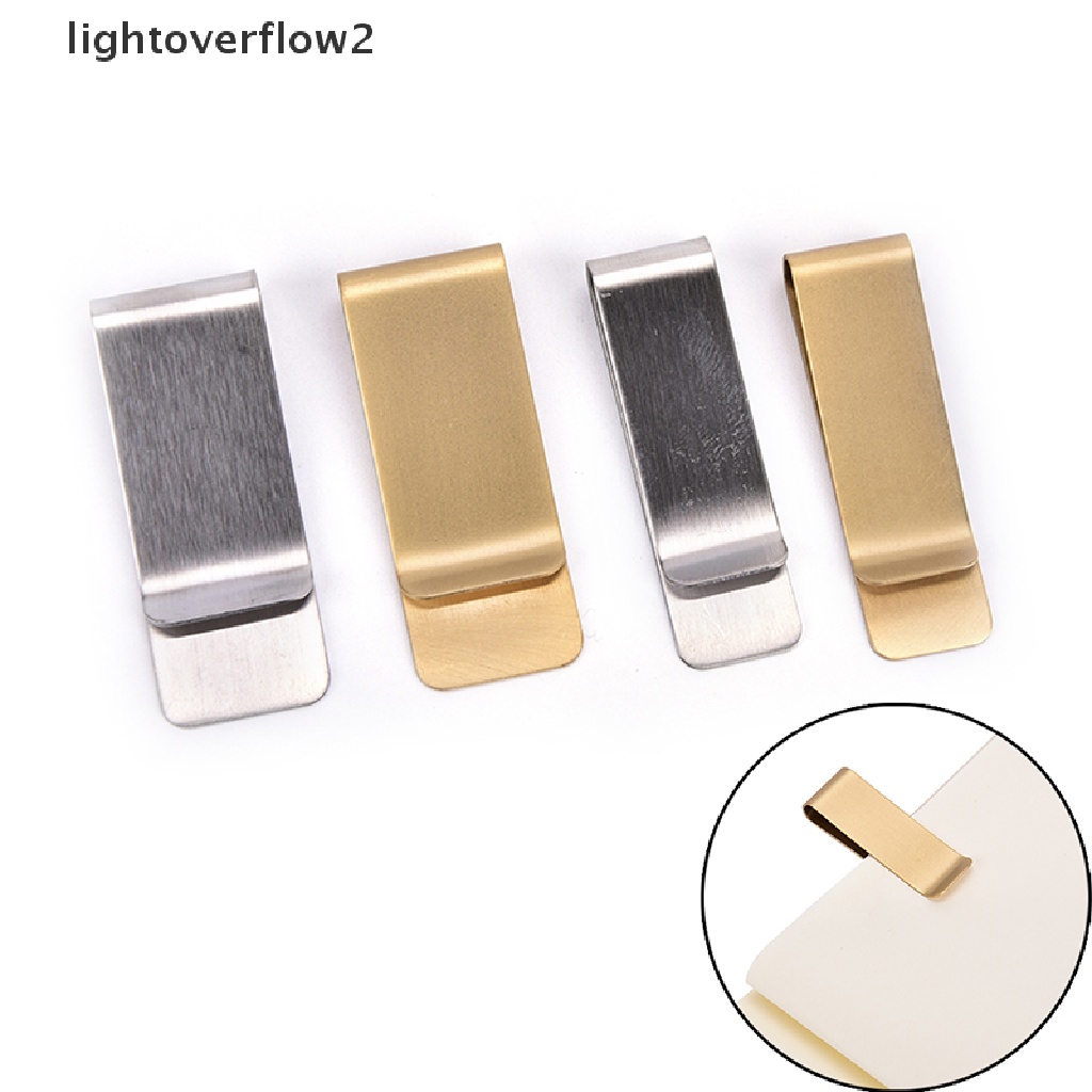 (lightoverflow2) Klip Holder Pulpen / Pulpen Bahan Metal Untuk Buku Catatan / Diary 1pc Klip Holder Pulpen Bahan Metal Untuk Buku Catatan / Diary  Cincin Bahan Metal Untuk Wanita