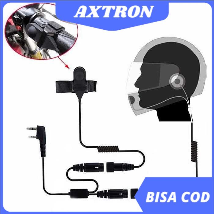 XQF Headset Earphone Helm Motor untuk Walkie Talkie / Headset Helm Bluetooth / HeadPhone Helm Blueto