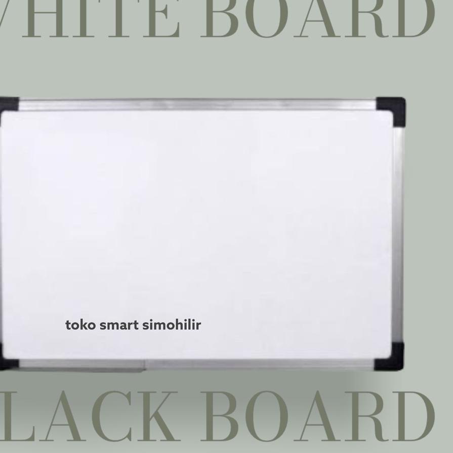 

GRATIS ONGKIR✅PAPAN TULIS WHITEBOARD DAN BLACKBOARD 60x90|RA5